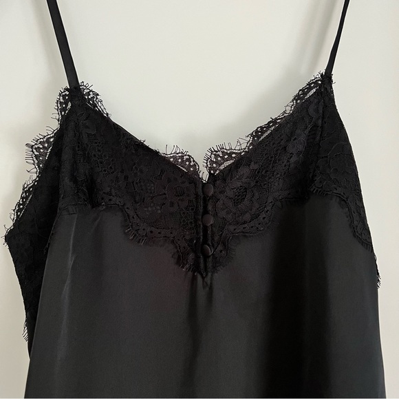 Abercrombie & Fitch Black Satin Lace Cami Tank - Picture 4 of 4